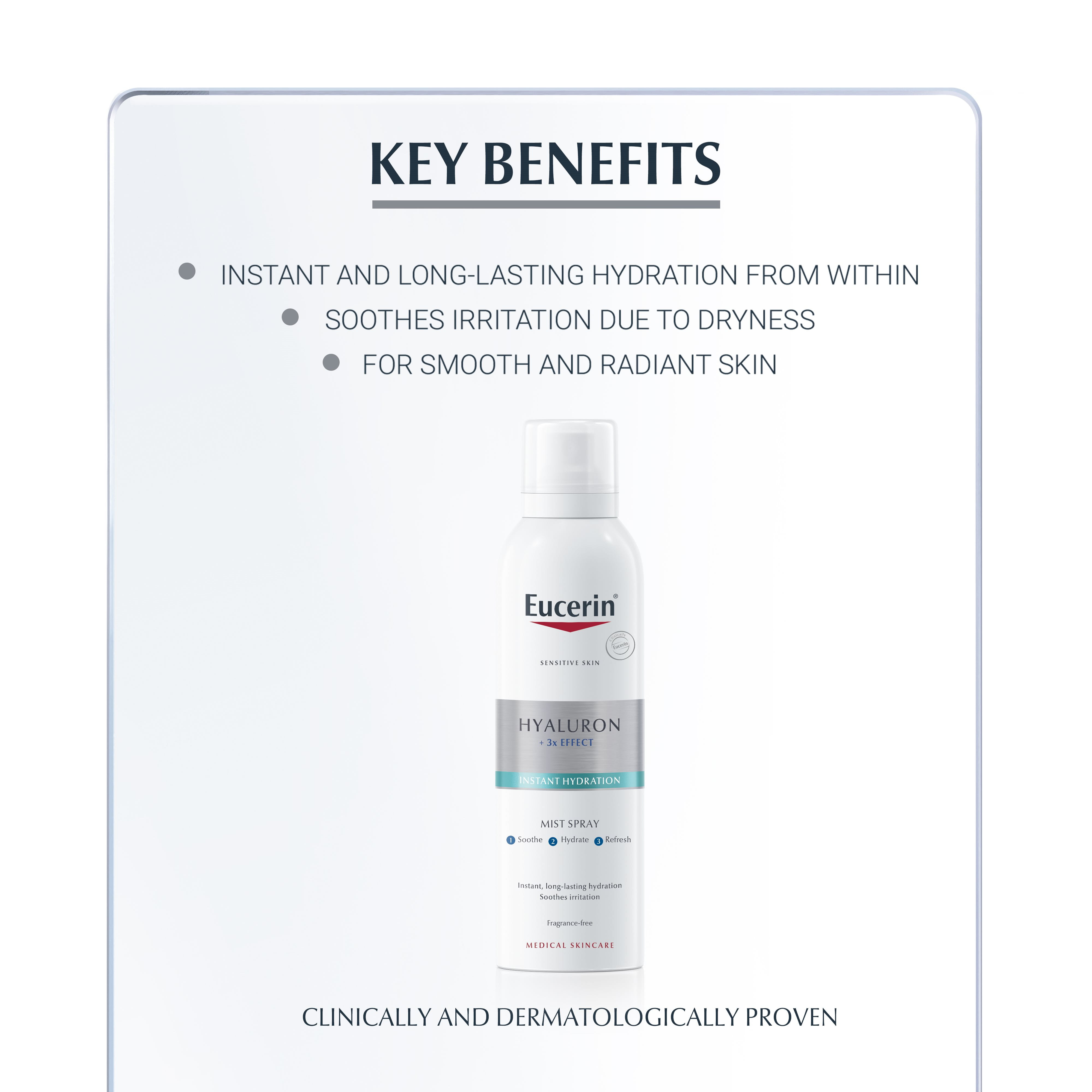 Hydrating facial mist by Eucerin Hyaluron Mist Spray